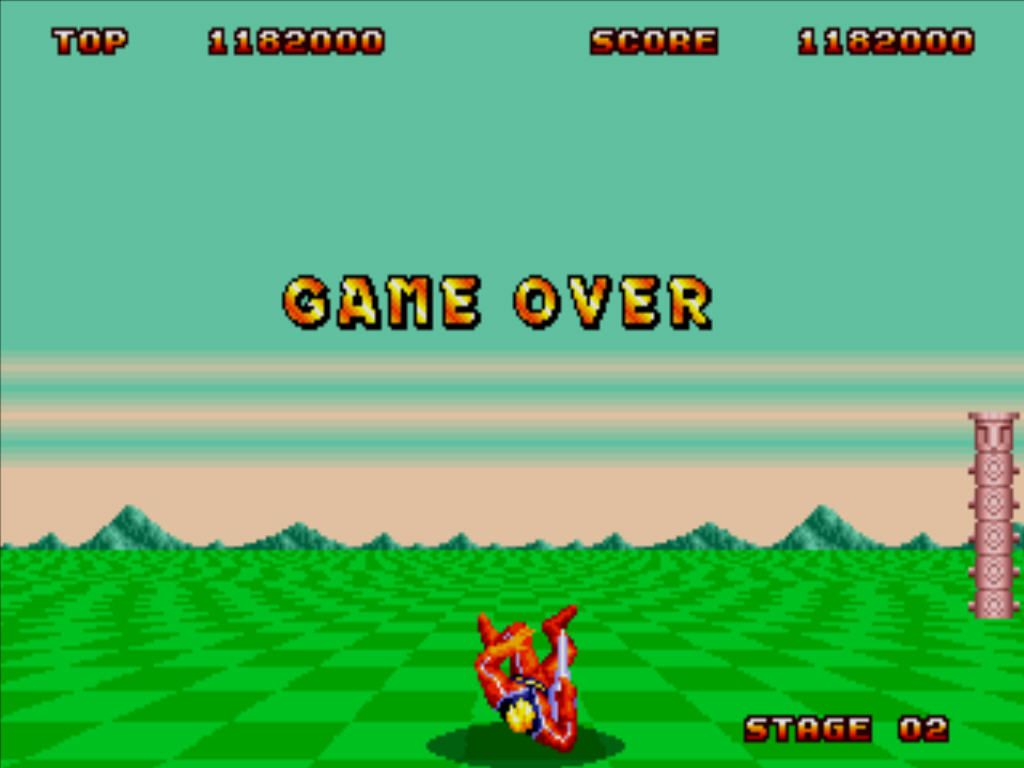 Space Harrier II screenshot 5 for Sega Mega Drive